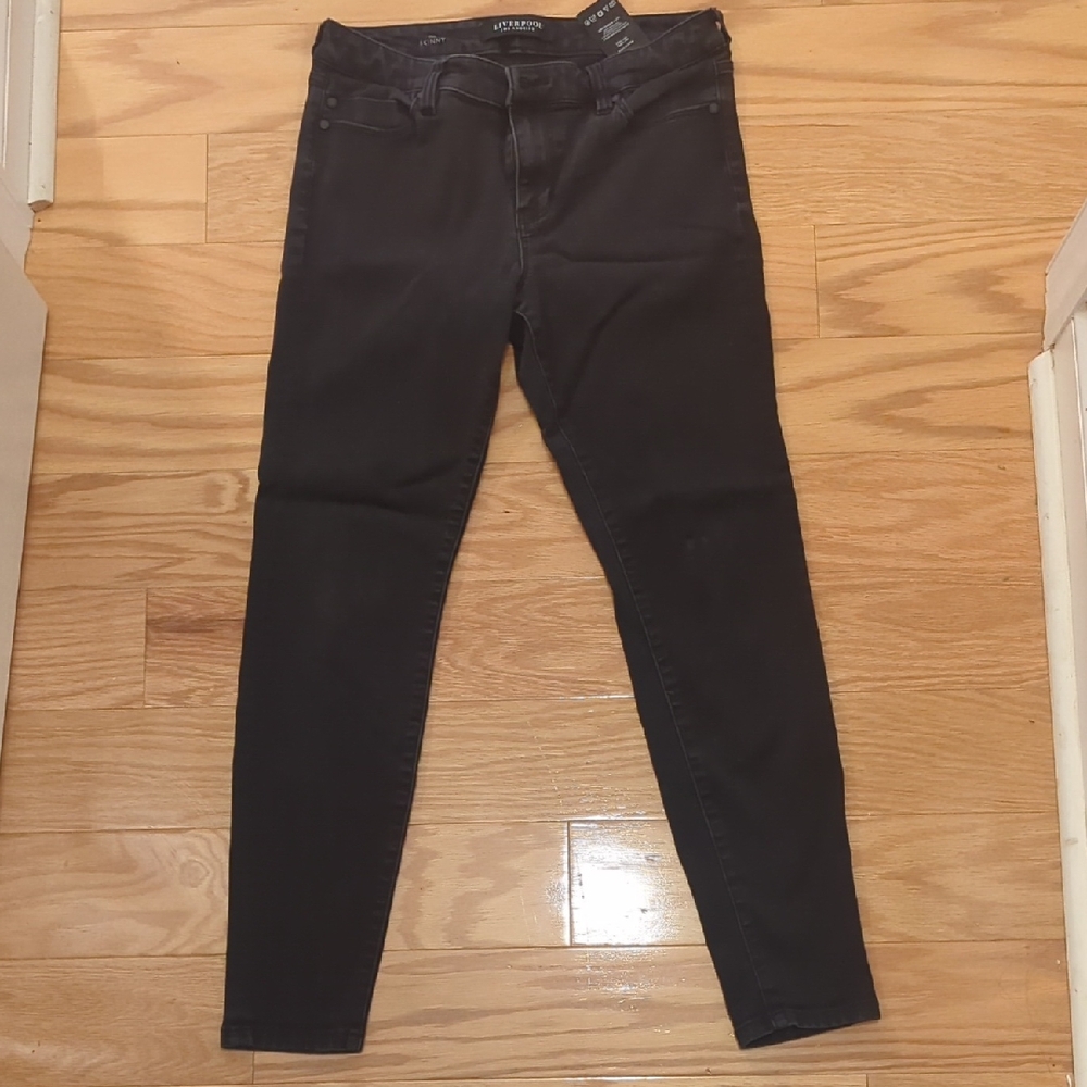 Liverpool Jeans Company Women's Dark Gray Skinny Jeans